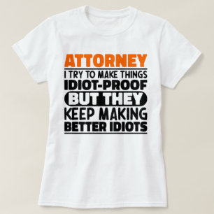 T-shirt Avocat J'Essaie De Rendre Les Choses Drôle