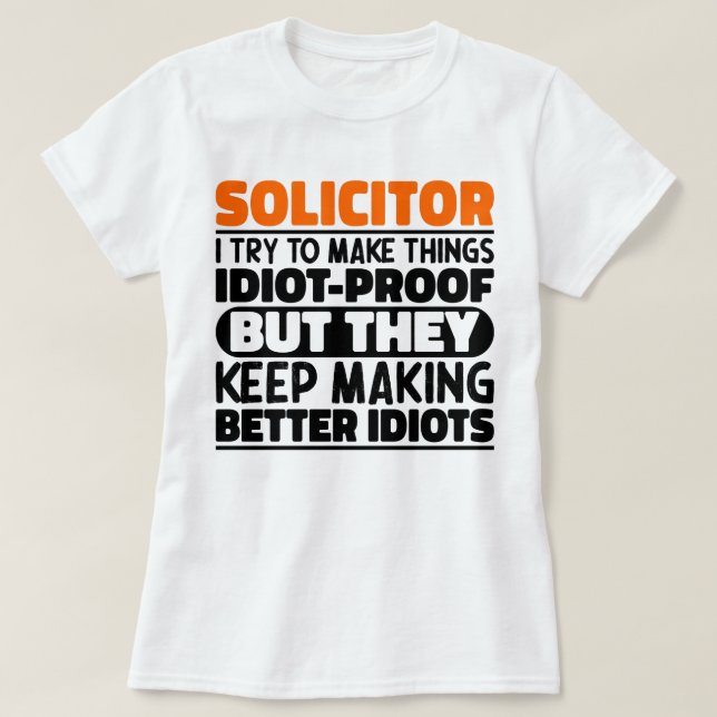 T-shirt Avocat J'Essaie De Rendre Les Choses Drôle Dit Coo (Design devant)