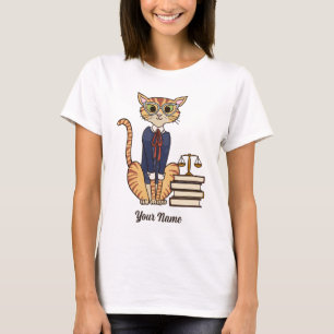 T-shirt Avocat - Orange Tabby Avocat Amoureux des chats