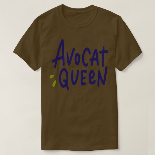 T-shirt Avocat Queen (Design devant)