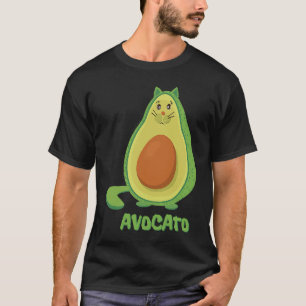 T-shirt Avocato Cat Avocado Avogato Anniversaire Kitten Ki