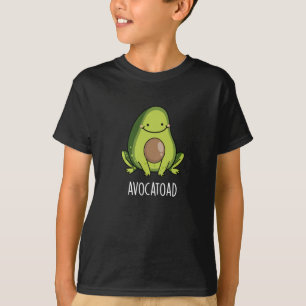 T-shirt Avocatoad Drôle Avocado Toad Pun Dark BG