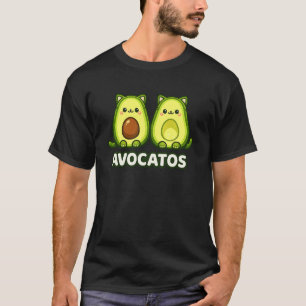 T-shirt Avocatos Mignon Chat Avocat Punition Art Alimentai
