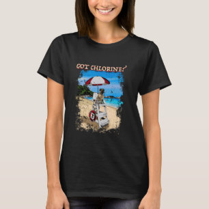 T-shirt Avoir Chlorine Piscine Sauveteur Piscine Attenda