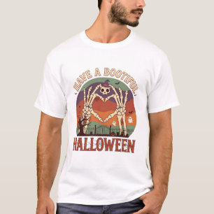T-shirt Avoir de Belles Mains de Squelette pour Halloween