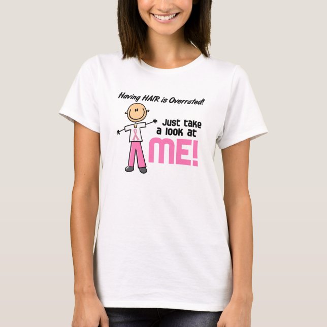 T-shirt Avoir le chiffre surestimé par cheveux de bâton de (Devant)