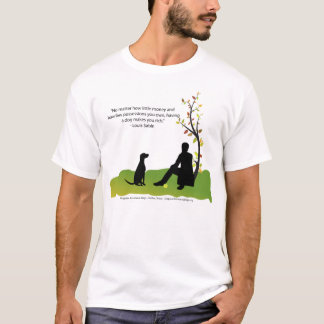 T-shirt Avoir un chien vous rend riches