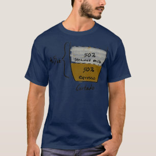 T-shirt Avoir un cortado correct