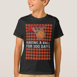 T-shirt Avoir Une Balle 100 Jours Basketball Enfants Garço