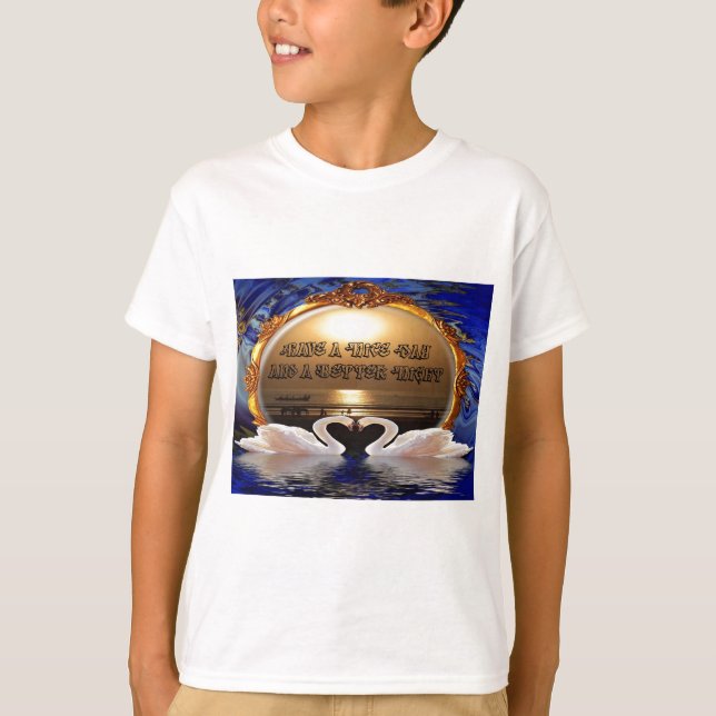 T-shirt Avoir une belle journée et une meilleure citation  (Devant)