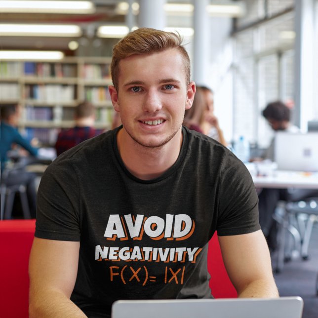 T-shirt Avoit Negativity Funny Math  (Créateur téléchargé)