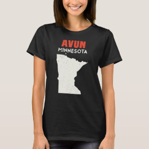 T-shirt Avon Minnesota USA State America Travel Minnesotan