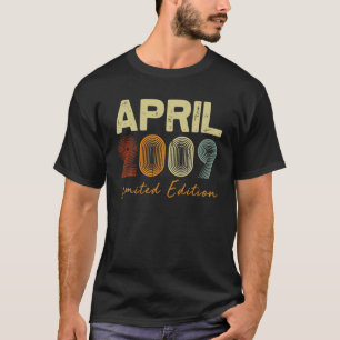 T-shirt Avril 2009 Limited Edition Retro 12 Ans 12E