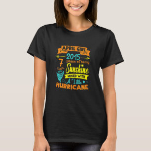 T-shirt Avril 2015 7 Ans Soleil Mélangé Avec Hurrica