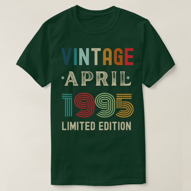 T-shirt Avril Anniversaire Cadeau 11 (Design devant)