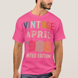 T-shirt Avril Anniversaire Cadeau 20