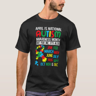 T-shirt Avril est le Mois national de la sensibilisation à