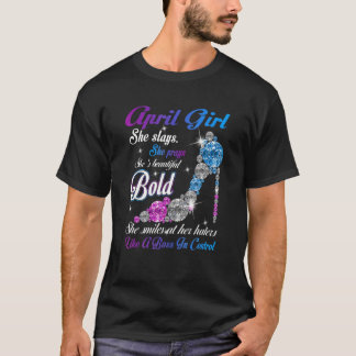 T-shirt Avril Fille Elle Pousse Elle Prier Elle Est Belle 