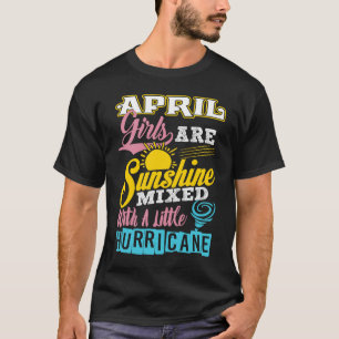 T-shirt Avril Les Filles Sont Brillantes Mélangées Avec Un