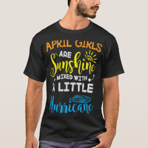 T-shirt Avril Les Filles Sont Brillantes Mélangées Avec Un