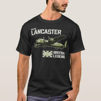 T-shirt Avro Lancaster Bomber Aircraft RAF Plane British L