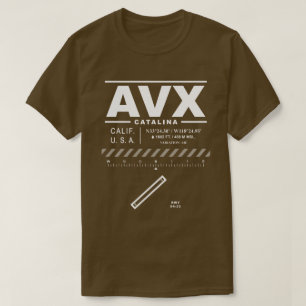 T-shirt AVX de l'aéroport de Catalina