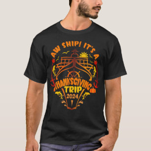 T-shirt Aw Bateau Thanksgiving Trip Cruise Matching Famill