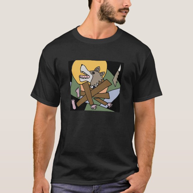 T-shirt AW chemise de transformation de loup-garou (Devant)