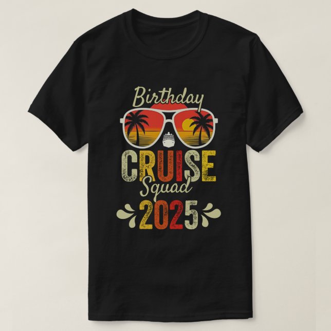 T-shirt Aw Ship C'est un voyage d'anniversaire 2025 drôle (Design devant)