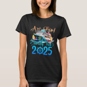 T-shirt Aw Ship C'est un voyage en famille 2025 Croisière