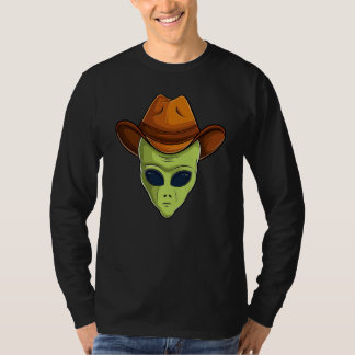 T-shirt Awesome Alien Head Style Hat Humans Aren't Real Cu