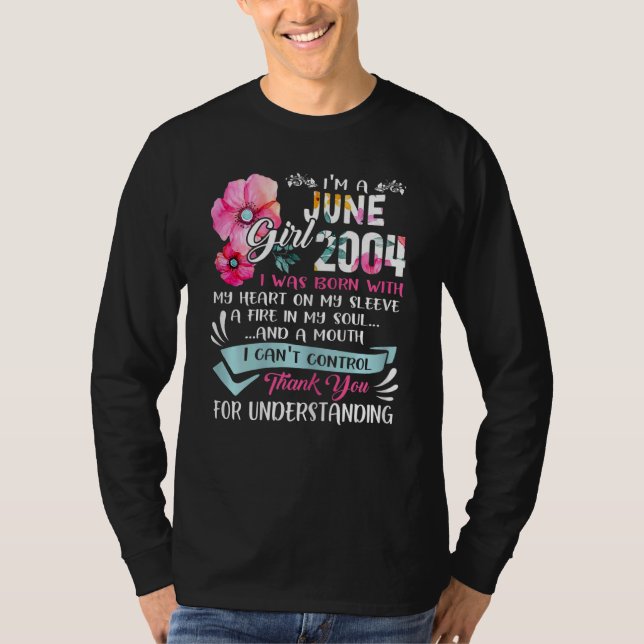 T-shirt Awesome Depuis 2004 18e anniversaire Je suis une f (Devant)