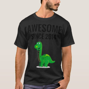 T-shirt Awesome Depuis 2014 5 ans anniversaire dinosaure