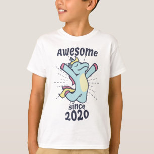 T-shirt Awesome depuis 2020 - Anniversaire de enfant Unico