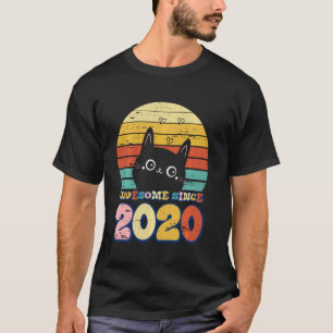 T-shirt Awesome Depuis 2020 Chat Pour Fille Garçon