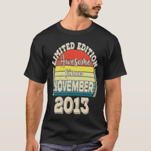 T-shirt Awesome depuis Novembre 2013 Né en Novembre Papa M