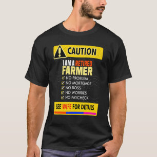 T-shirt Awesome Fermier Retraité Voir Femme Pour Plus De D