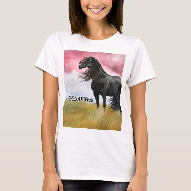 T-shirt Awesome Horse (Devant)