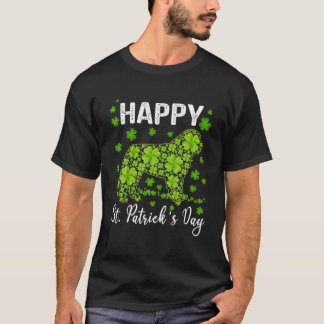 T-shirt Awesome Newfoundland Saint Patrick's Day Dog Dad M
