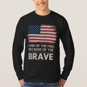 T-shirt Awesome Patriotic Perturbé drapeau américain liber