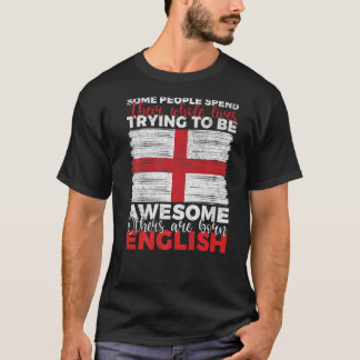 T-shirt Awesome People est né Anglais Angleterre