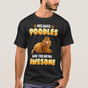 T-shirt Awesome Poodé Pour Chien Et Groomers