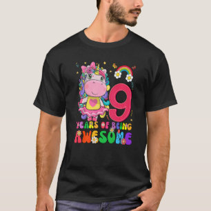 T-shirt Awesome Princesse Unicorn Anniversaire 8 ans fille