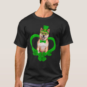 T-shirt Awesome Shiba Inu Saint Patrick's Day Chien Papa M
