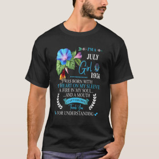 T-shirt Awesome Since 1956 66th Birthday I'm A July Girl 1