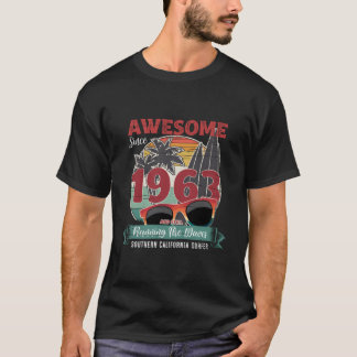 T-shirt Awesome Since 1963 Surf Anniversary