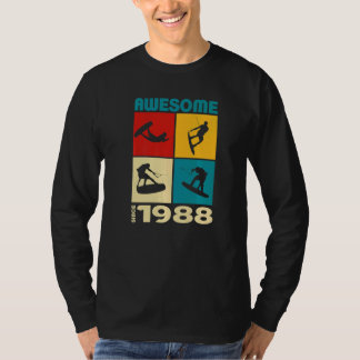 T-shirt Awesome since 1988 Wakeboard lifestyle 1