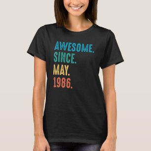 T-shirt Awesome Since May