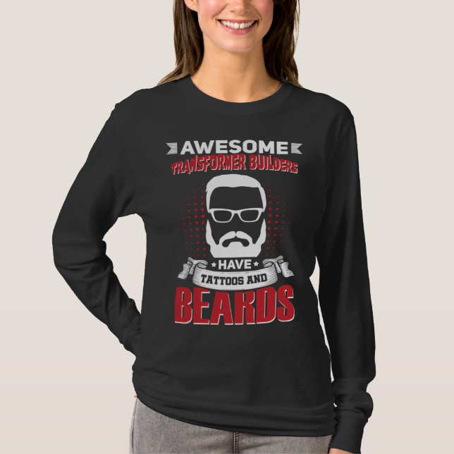 T-shirt Awesome Transformer Builders Job Coworker Tattoo B (Devant)