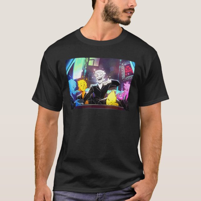 T-shirt Awesome Videogames Playing Classic Arts Characters (Devant)